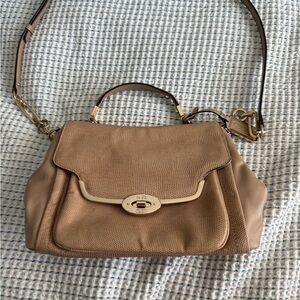 Coach Leather Top Handle Bag